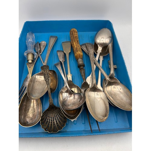 200 - Tray Of Vintage Flatware.