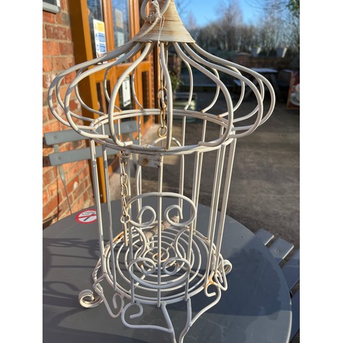 26 - Decorative Hanging Birdcage Standing 19”