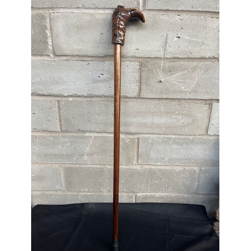 22 - Walking Stick With Cowboy Boot Handle