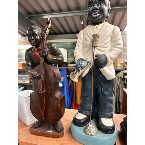 214 - Pair Of Jazz Musician Figures, Tallest Standing 26