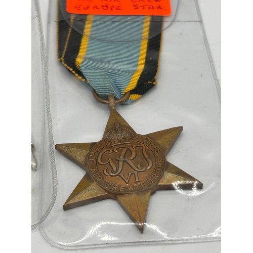 156 - Repro Military Cross, Along With Air Crew Europe Star.
*Please Check Pictures for Authenticity*