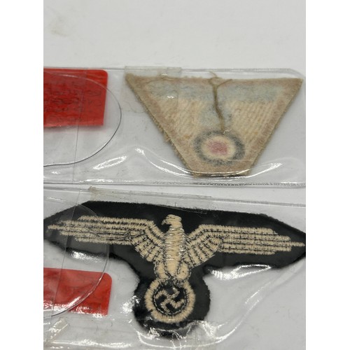 162 - Pair Of German Cloth badges.
*Please Check Pictures for Authenticity*