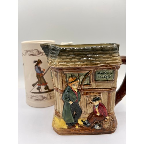 181 - Pair Of Interesting Jugs, One BY Holkham And Oliver Twist By Royal Doulton 6