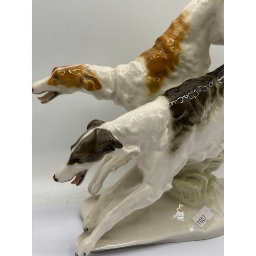 241 - Stunning Hutshenreuther/Tutter Borzoi Figure , 13