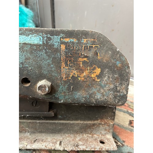 22 - Vintage Metal Cutter, Unreadable Makers Mark.