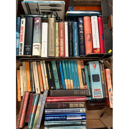 448 - Three Trays of Various Fiction and Non Fiction Books