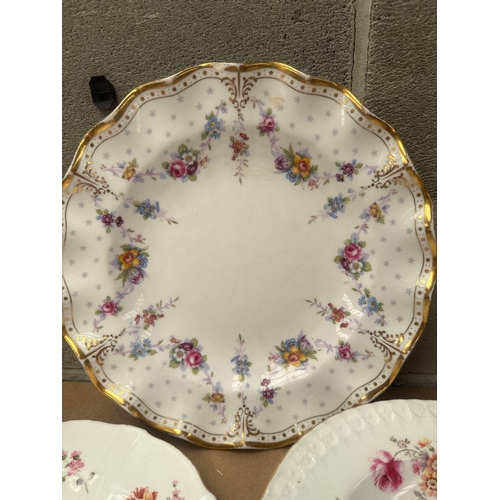 56 - 3 Crown Derby Plates And One Bowl