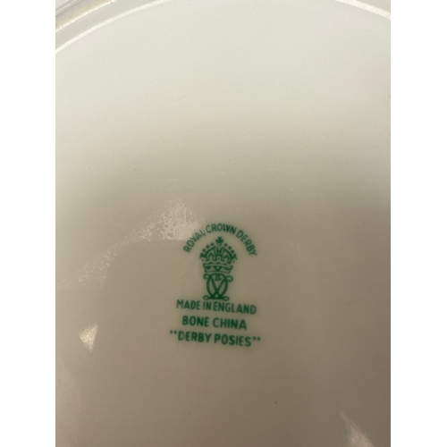 56 - 3 Crown Derby Plates And One Bowl