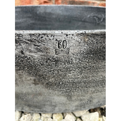 59 - Vintage Galvanised Metal Tub – ‘HOYANG 60’ 28” In Length
