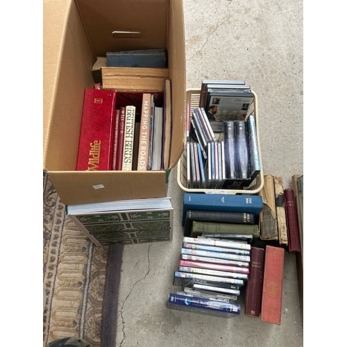 A Collection of Assorted Books and Media