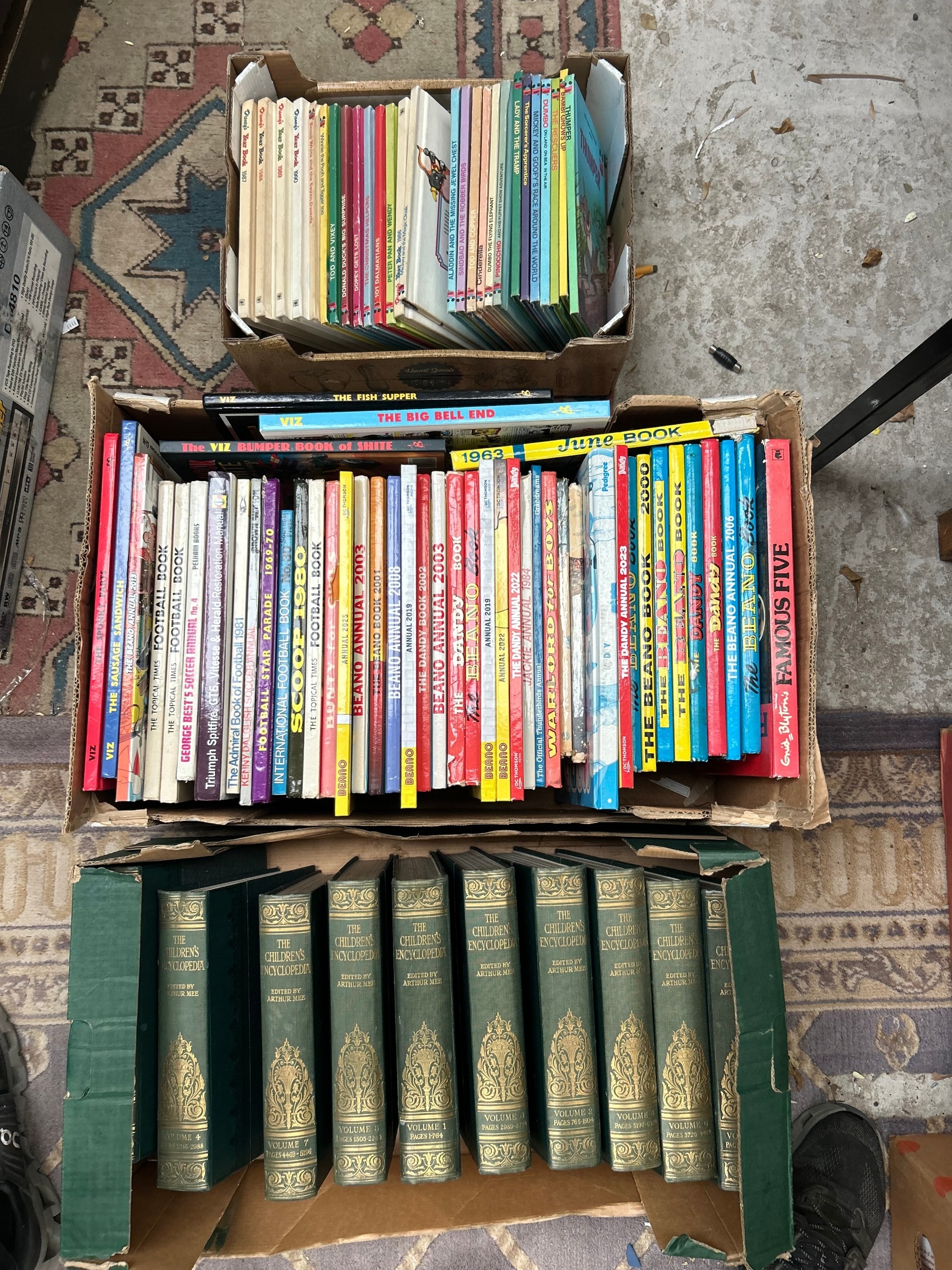 A Collection of Books, including 'The Children's Encyclopaedia ...