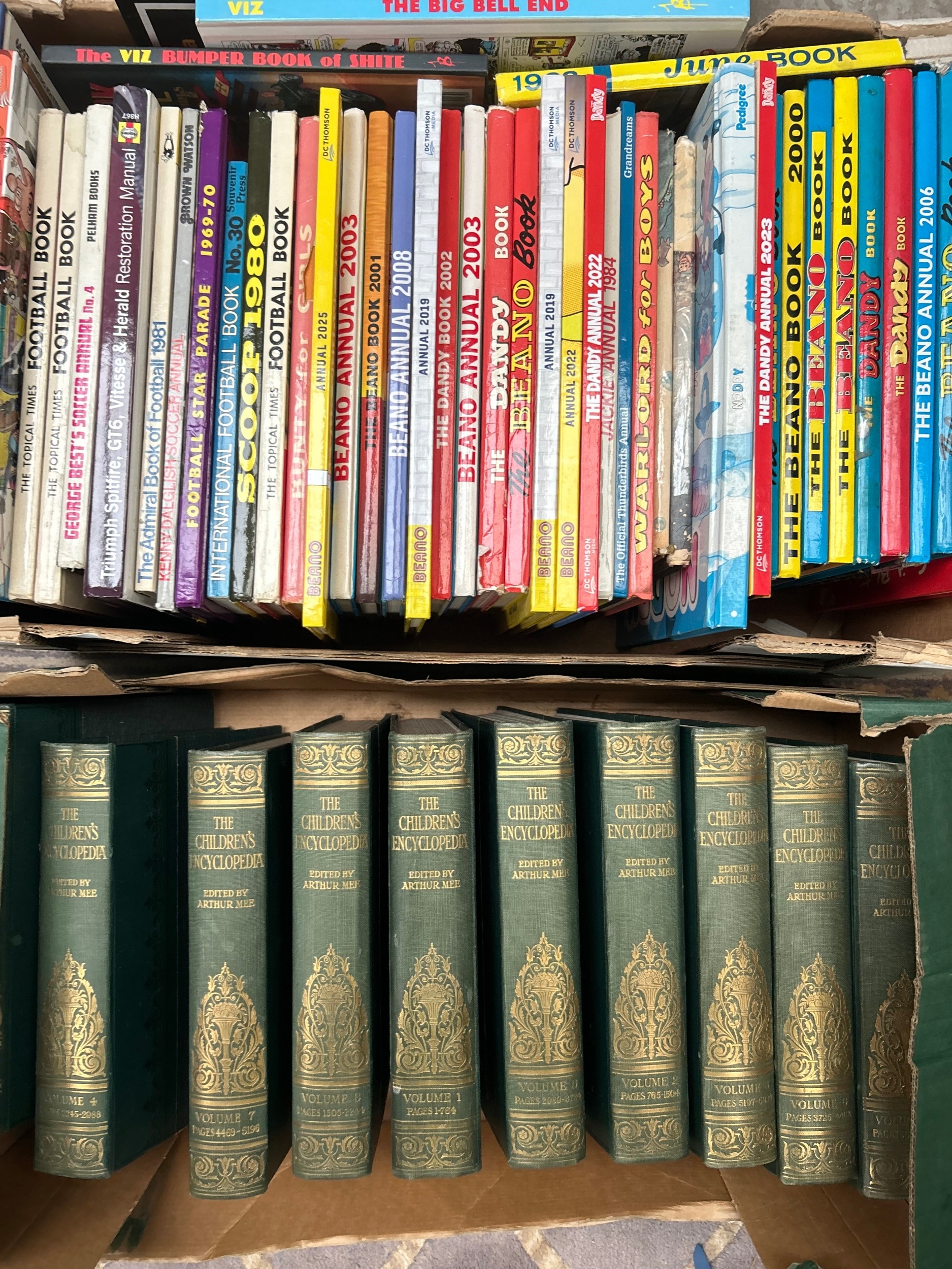 A Collection of Books, including 'The Children's Encyclopaedia ...