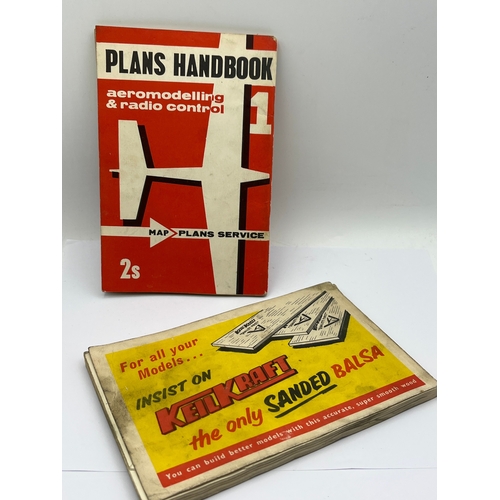 Two Vintage 'Plans Handbook' Aeromodelling & Model Maker Handbooks ...