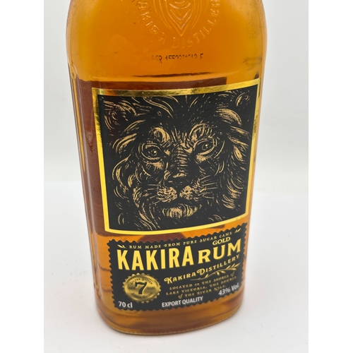 110 - Kakira Gold Rum Aged 7 Years, 70 cl