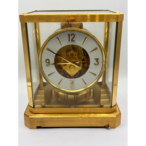 115 - Jaeger-LeCoultre Atmos Torsion Mantel Clock , Needs Setting .