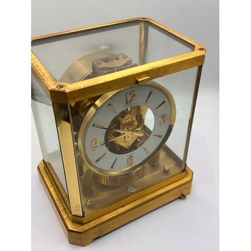 115 - Jaeger-LeCoultre Atmos Torsion Mantel Clock , Needs Setting .