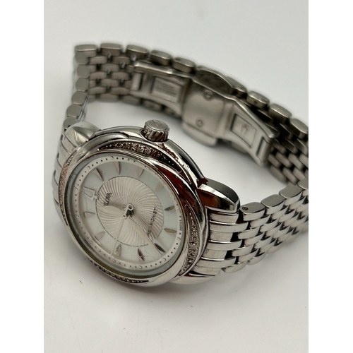 75 - Bulova Precisionist Brightwater Ladies Diamond Watch 96R153