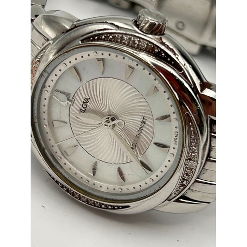 75 - Bulova Precisionist Brightwater Ladies Diamond Watch 96R153