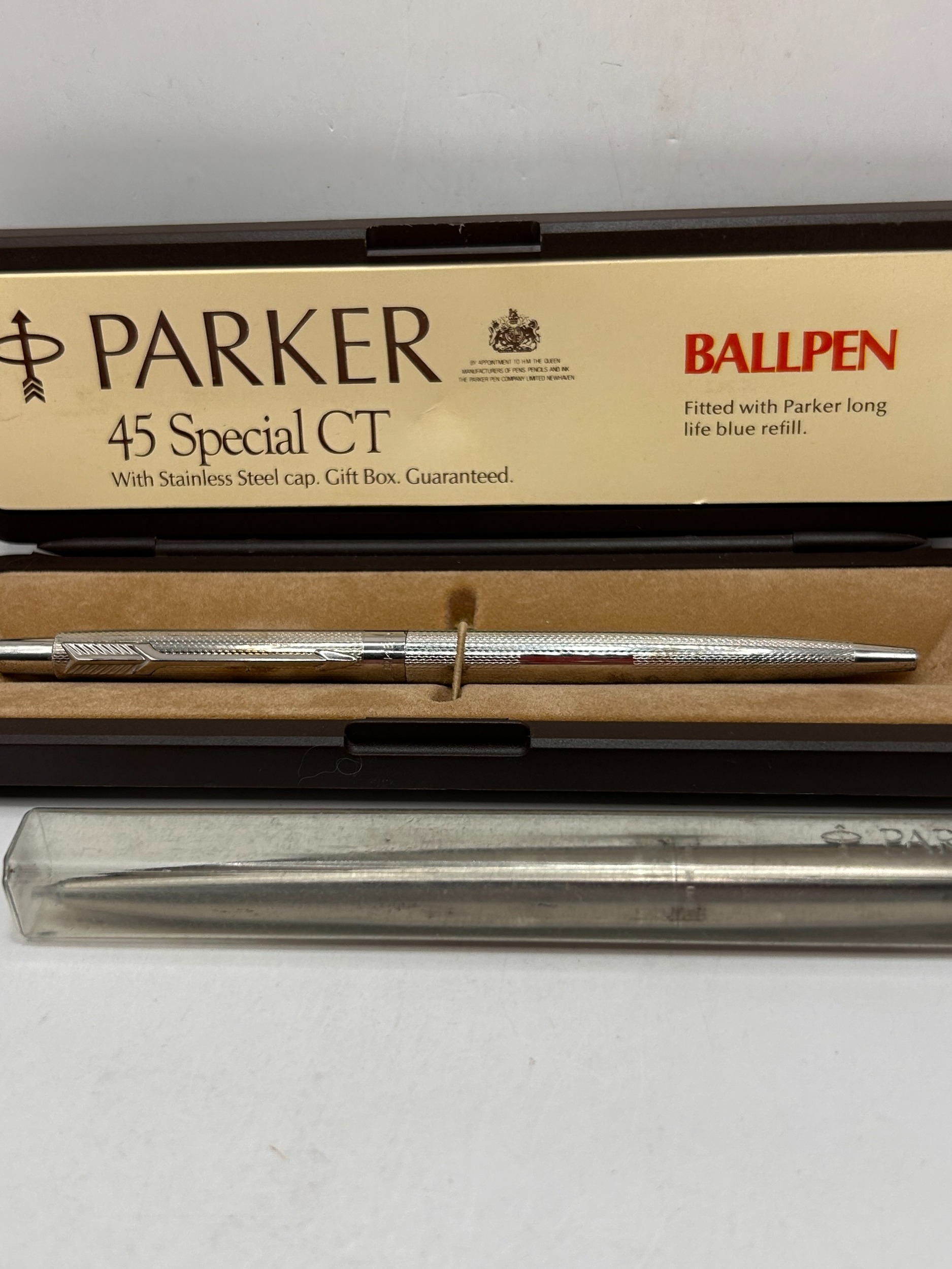 Parker Writing Instruments, including a Parker 45 Special CT Ballpen ...