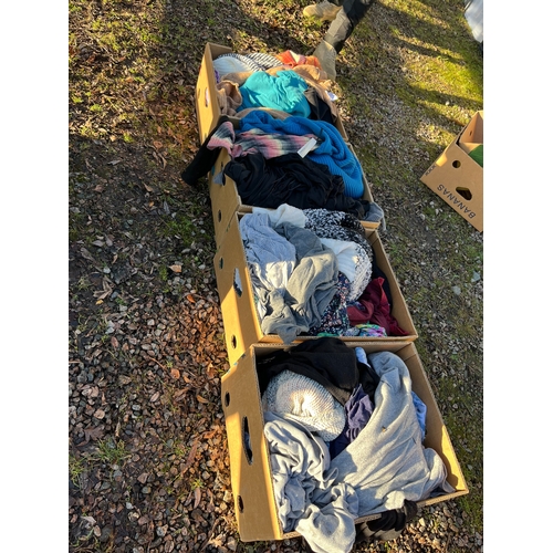A Collection of 4 Boxes of Assorted Ladies Contemporary Casual Wear and ...