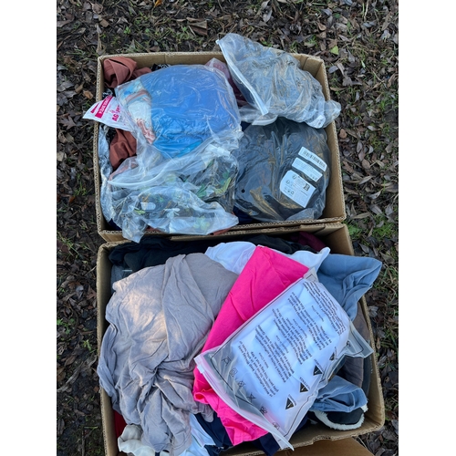 A Collection of Four Boxes Of Ladies Clothing Including Knitwear and ...