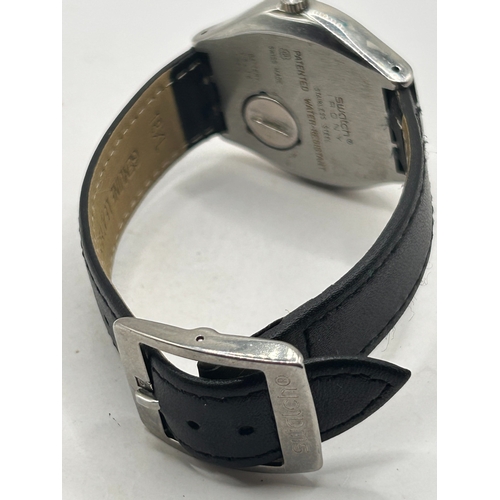 11 - Swatch Irony Big Cerulean YGS416 Wristwatch,Working