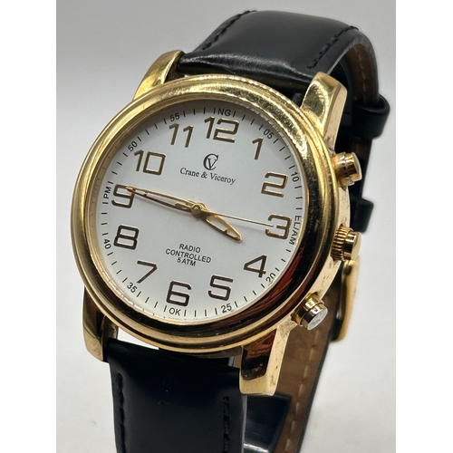 16 - Crane & Viceroy Radio Controlled Wristwatch , Running