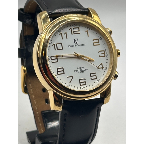 16 - Crane & Viceroy Radio Controlled Wristwatch , Running