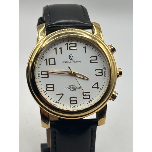 16 - Crane & Viceroy Radio Controlled Wristwatch , Running
