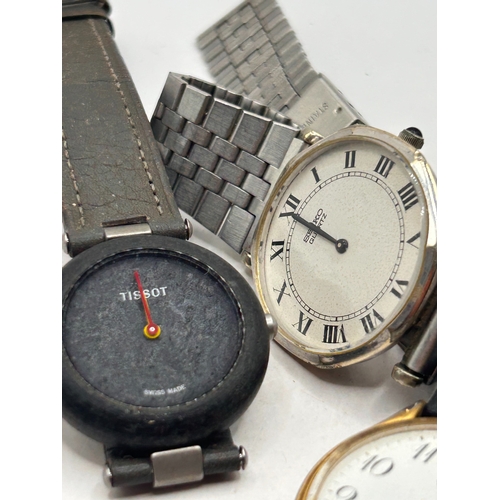 20 - A Trio of Quartz Wristwatches including Seiko, Tissot, and Rotary , NR