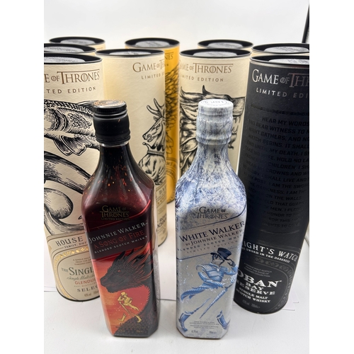 25 - A Collection of 11 Johnnie Walker and Single Malt Game of Thrones Limited Edition Scotch Whiskies