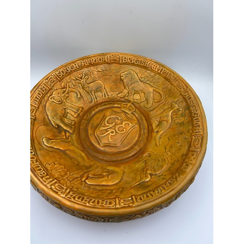 29 - Wade Heath Pottery British Empire Commemorative Earthenware Plaque