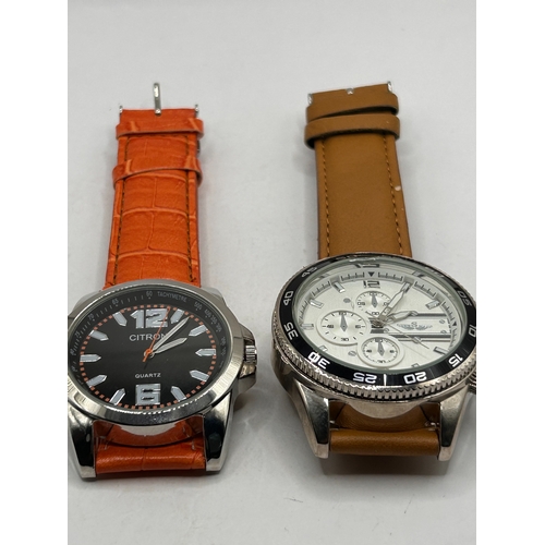 3 - A Pair of Quartz and Chronograph-Style Mens Wristwatches, Working Order