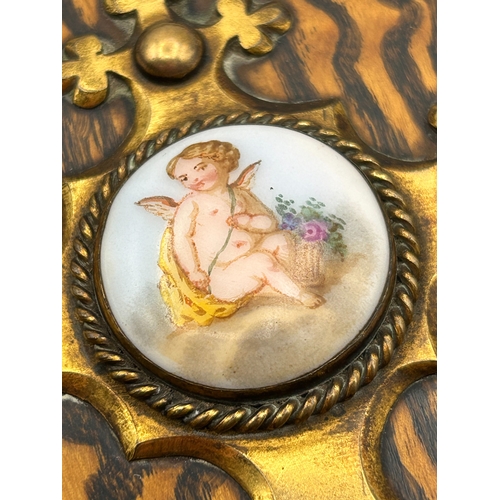 46 - Victorian Coromandel and Gilt-Bronze Mounted Self-Closing Book Slide by Howell James & Co.