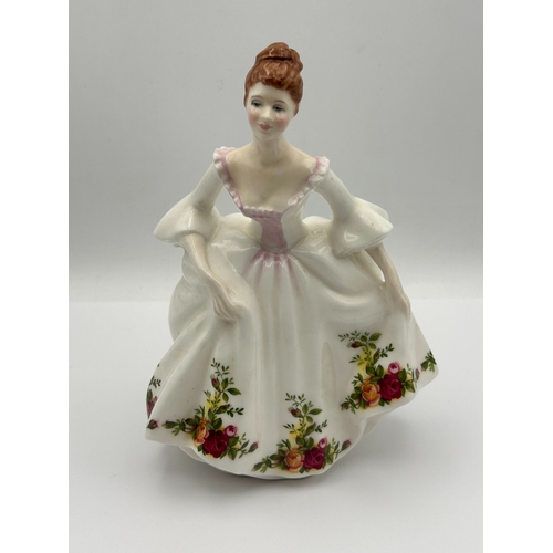 51 - Royal Doulton Country Rose Porcelain Figurine HN 3221