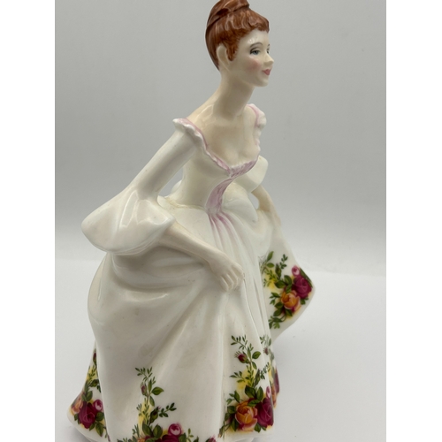 51 - Royal Doulton Country Rose Porcelain Figurine HN 3221