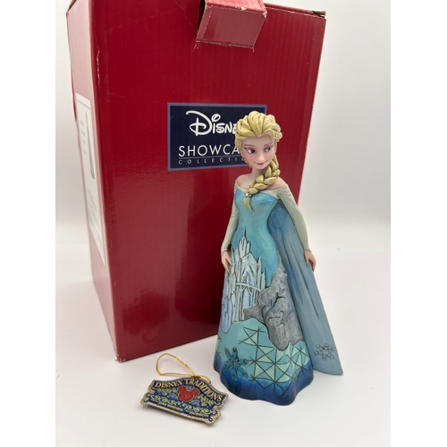 58 - Jim Shore Disney Traditions Elsa Fortress of Frost Figurine Lot