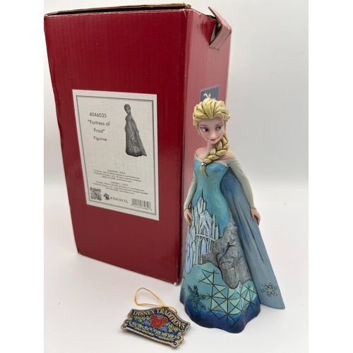 58 - Jim Shore Disney Traditions Elsa Fortress of Frost Figurine Lot