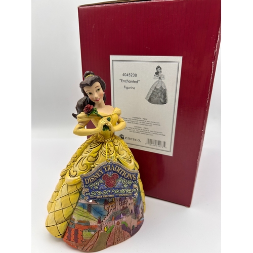 59 - Jim Shore Disney Traditions 'Enchanted' Figurine of Belle