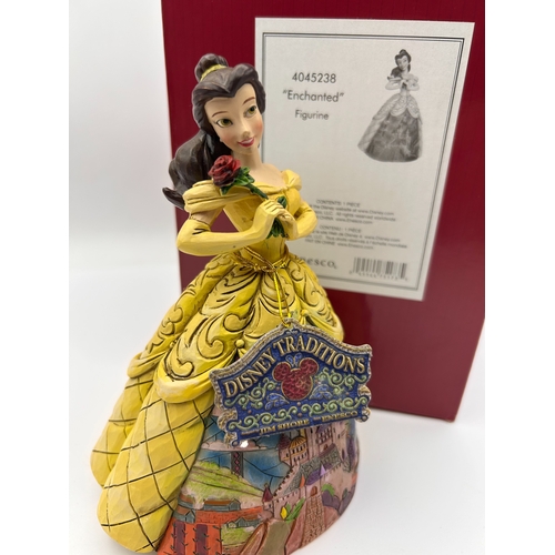 59 - Jim Shore Disney Traditions 'Enchanted' Figurine of Belle
