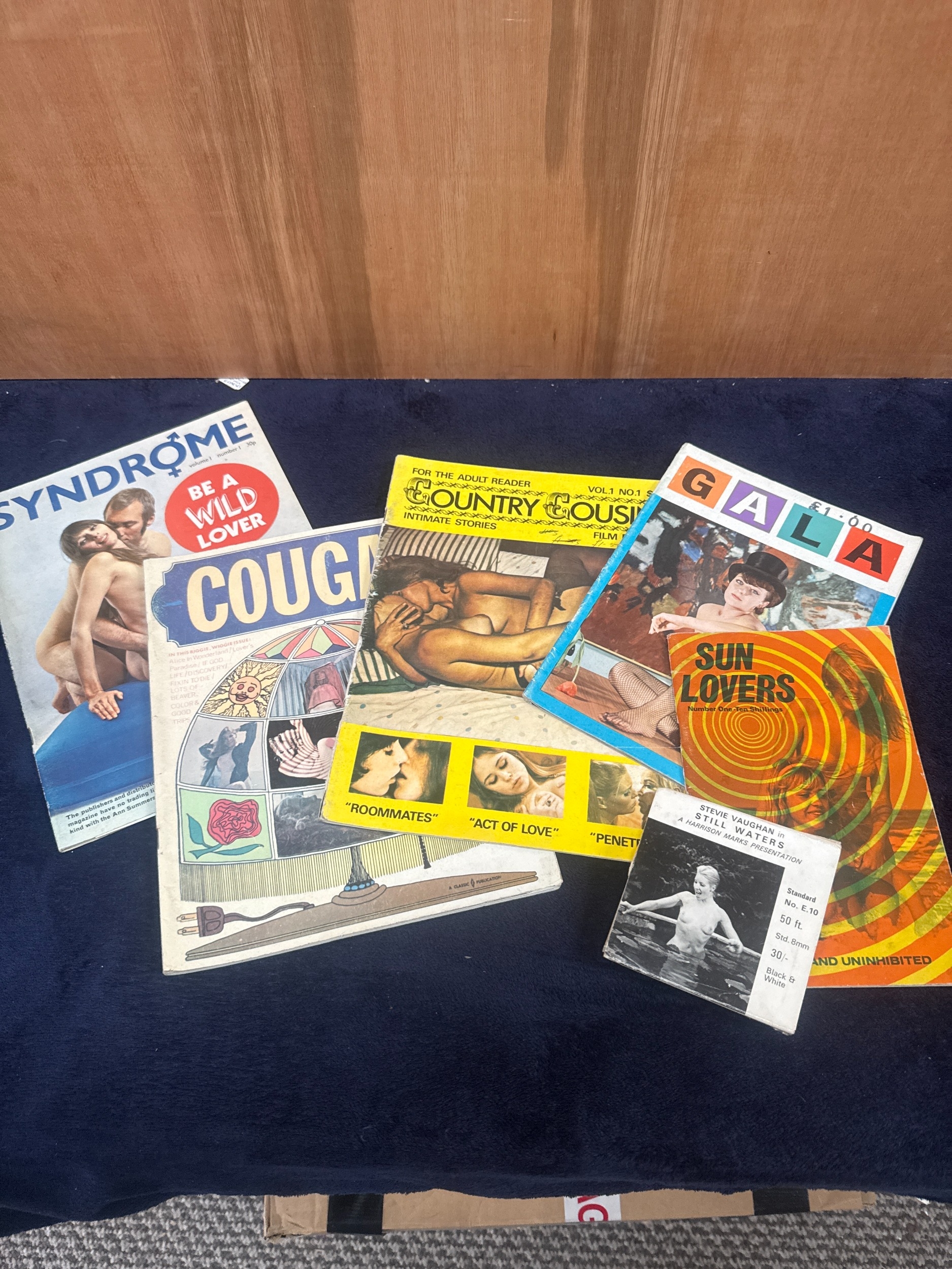 A Collection of Vintage Adult Interest Magazines and a Harrison Marks ...