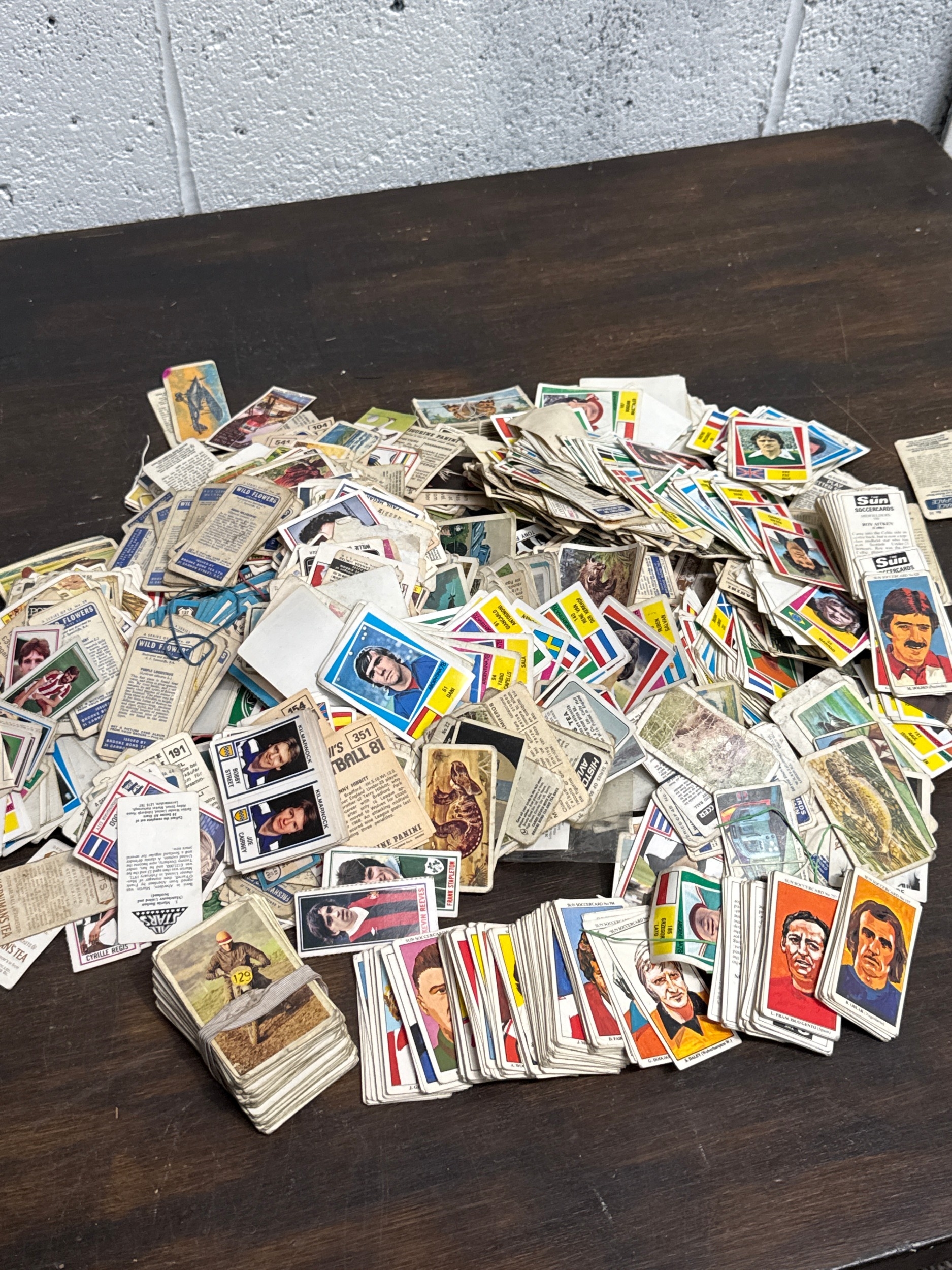 A Collection of Vintage Sports and Educational Trading Cards including ...
