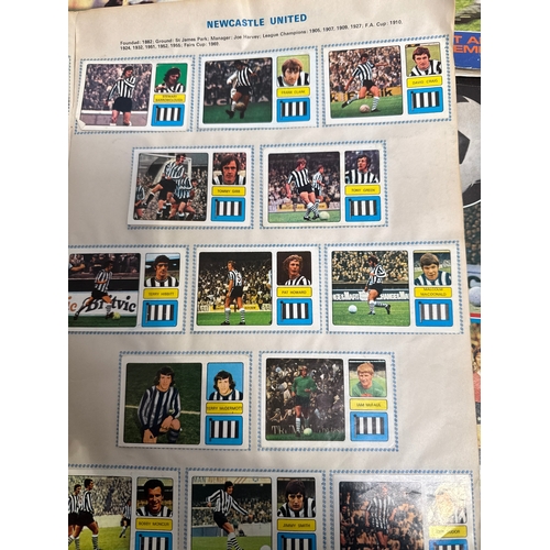 A Collection of Vintage Football Sticker Albums and Annuals, 1973-1981