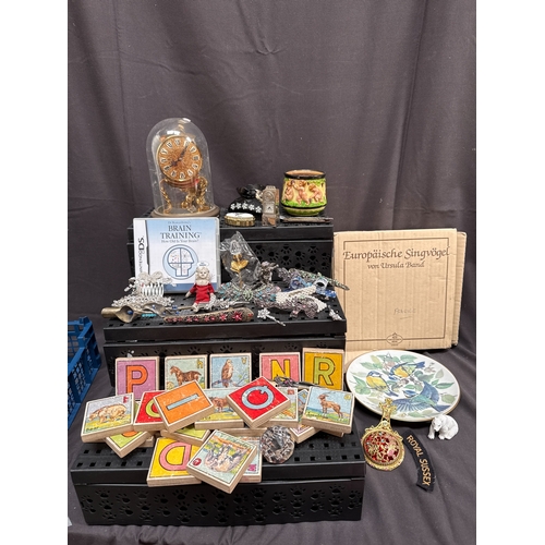 26 - A Collection of Vintage and Modern Collectibles Including Militaria, Decorative Ceramics, and Jewell... 