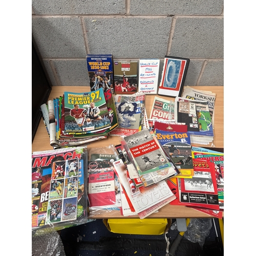 A Collection of Vintage and Modern British Football Programmes ...