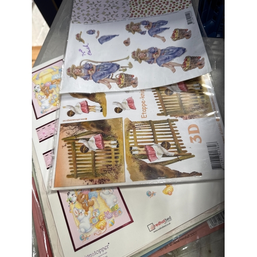 19 - An Assortment of Card-making and Rubber Stamping Supplies