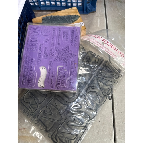19 - An Assortment of Card-making and Rubber Stamping Supplies