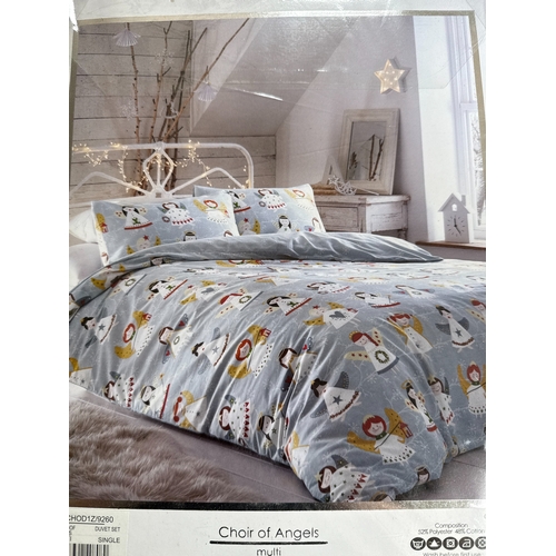 24 - 5 New Portfolio Home Choir of Angels Single Quilt Covers and 6 New Gift Bags