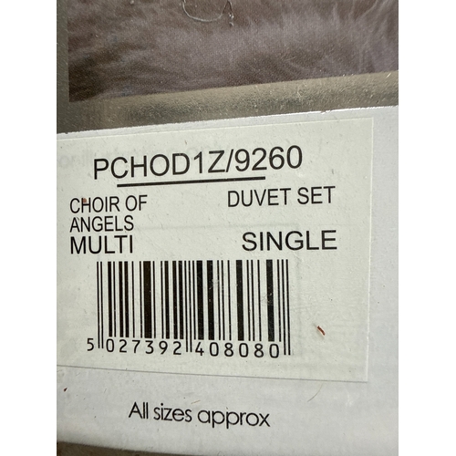 24 - 5 New Portfolio Home Choir of Angels Single Quilt Covers and 6 New Gift Bags