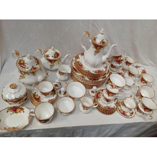 Royal Albert Bone China Tea and Coffee Service in Old Country Roses Pattern